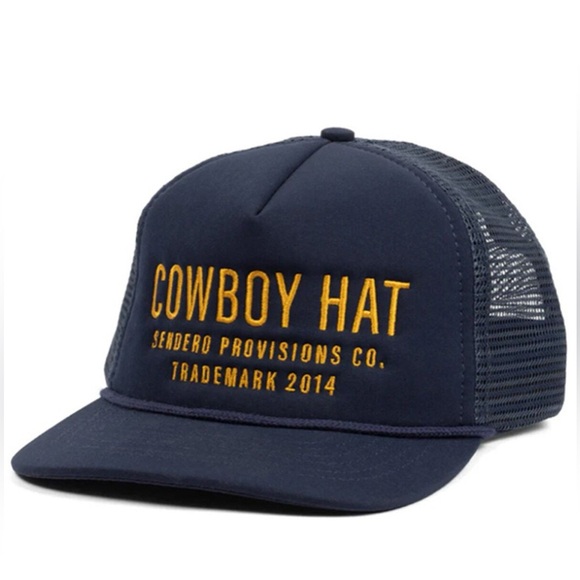 Sendero Provisions Co. Accessories - Sendero Provisions Cowboy Hat Ball Cap- Navy